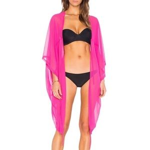 L’Agent Provocateur pink swim coverup